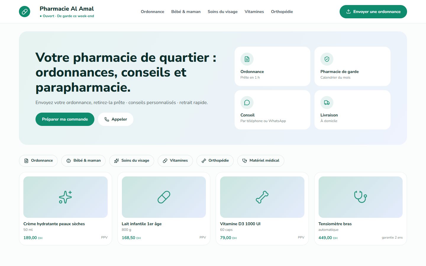 Vitrine pharmacie